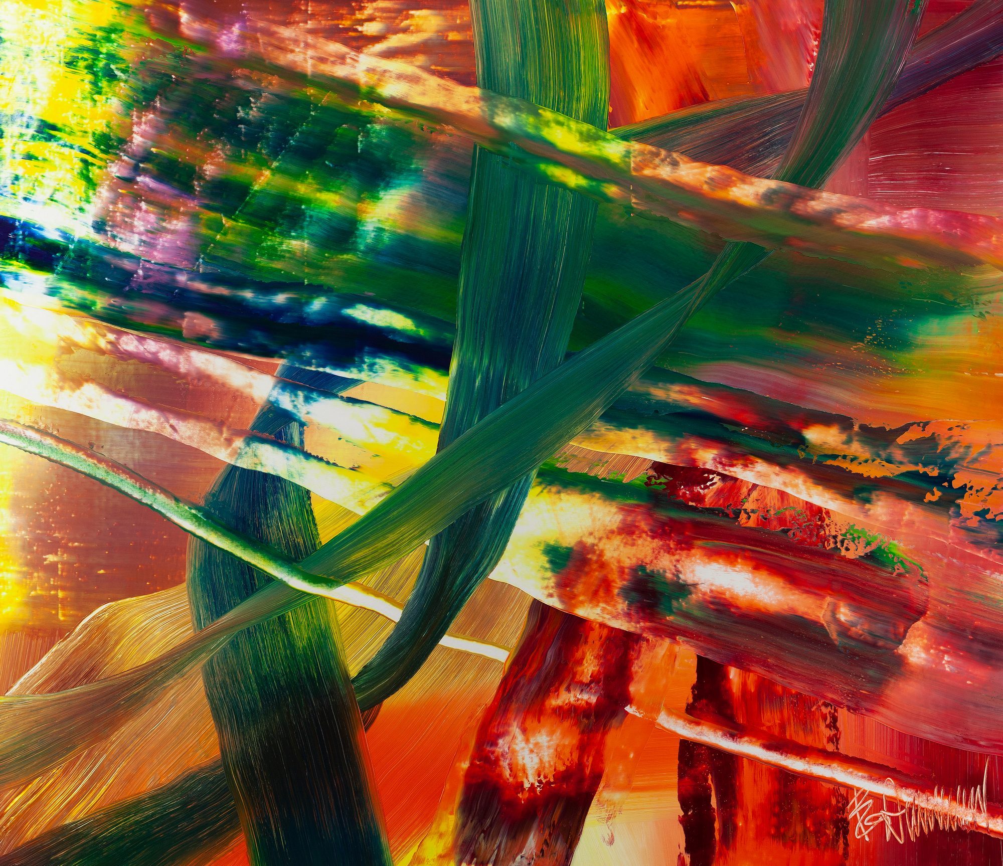Claus Bertermann - 3P49#CB Oil on canvas 130 × 150 cm (51 × 59 inches) 2024