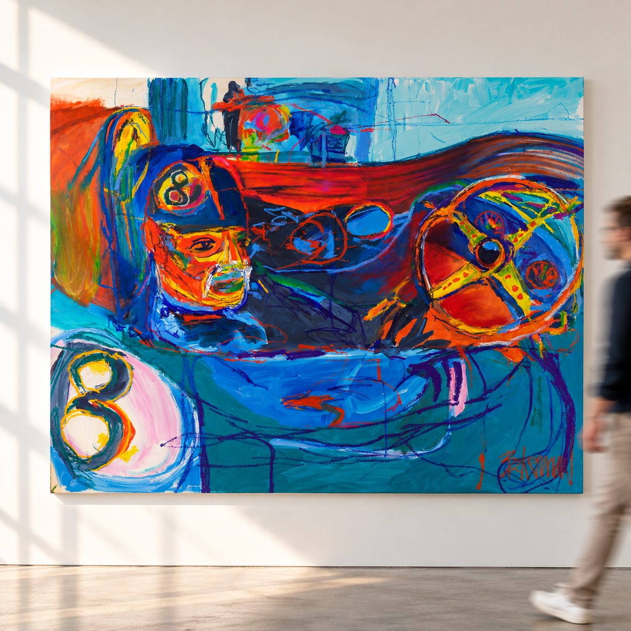 Claus Bertermann - Contemporary Art Studio - Atelier Work 1