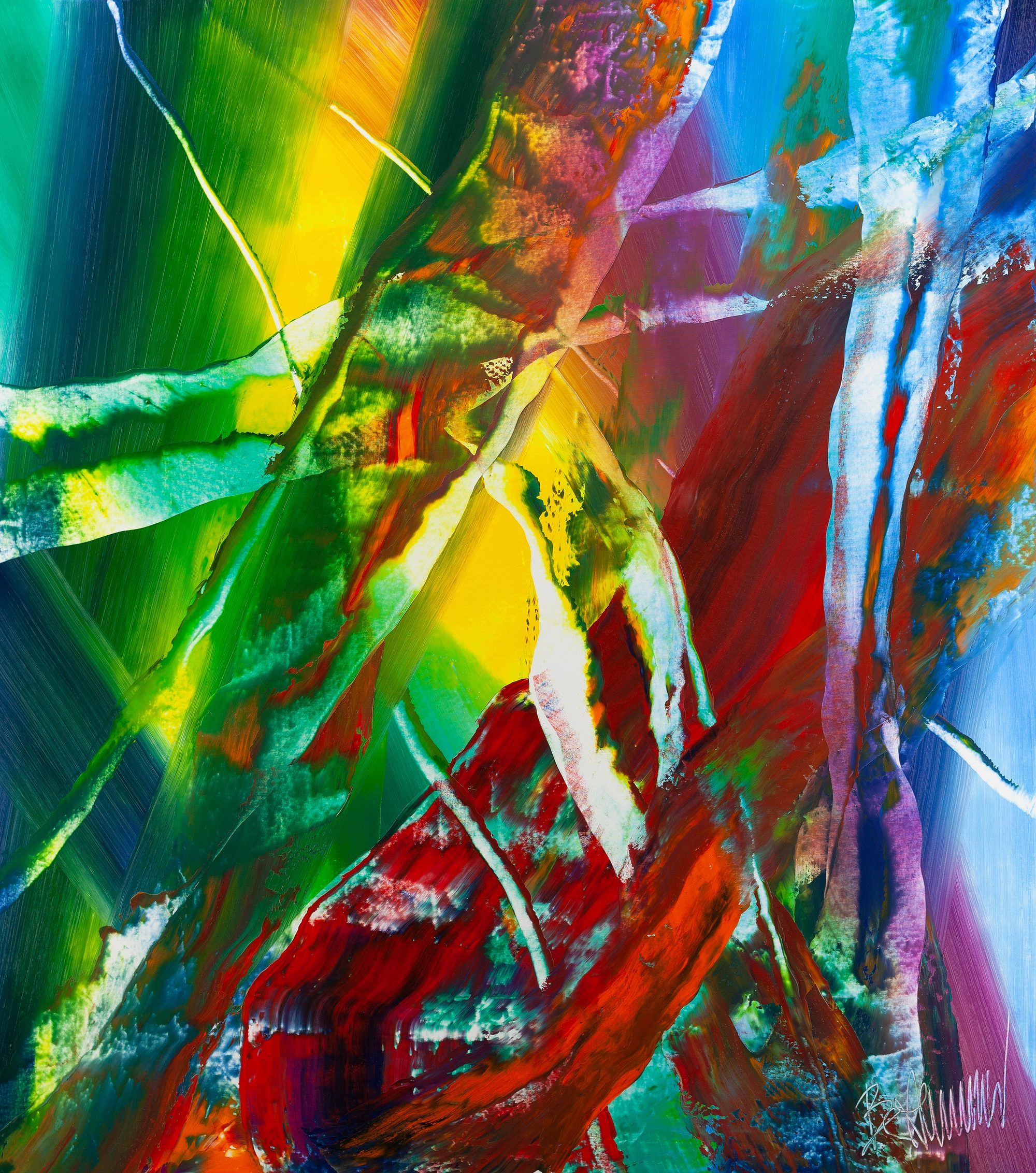 Claus Bertermann - N2CC#CB, contemporary abstract painting, Oil on canvas, 170x150 cm (66.9 × 59.1 inches), 2024