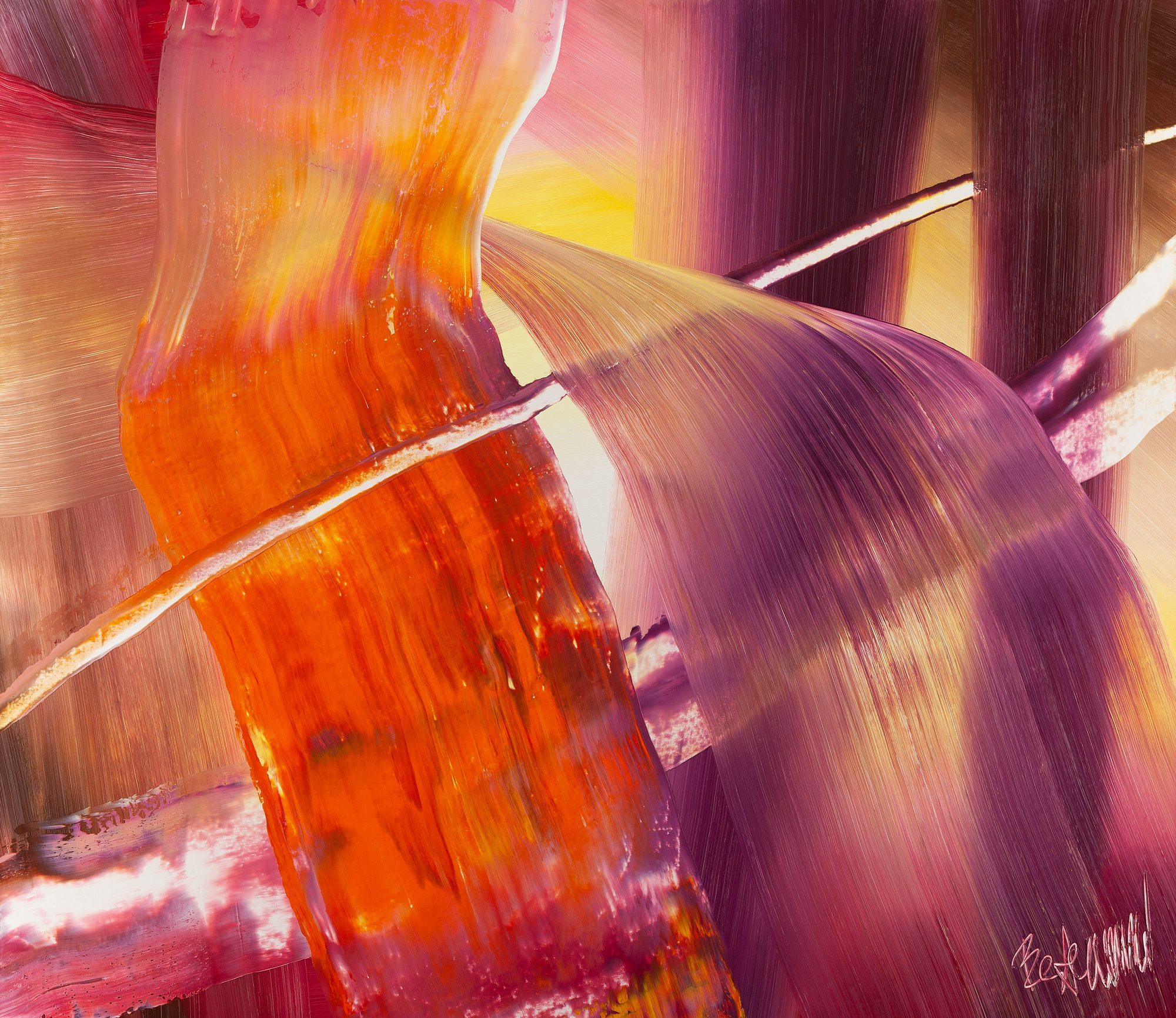 Claus Bertermann - PNCI#CB, contemporary abstract painting, Oil on canvas, 130x150 cm (51 × 59.1.2 inches), 2024