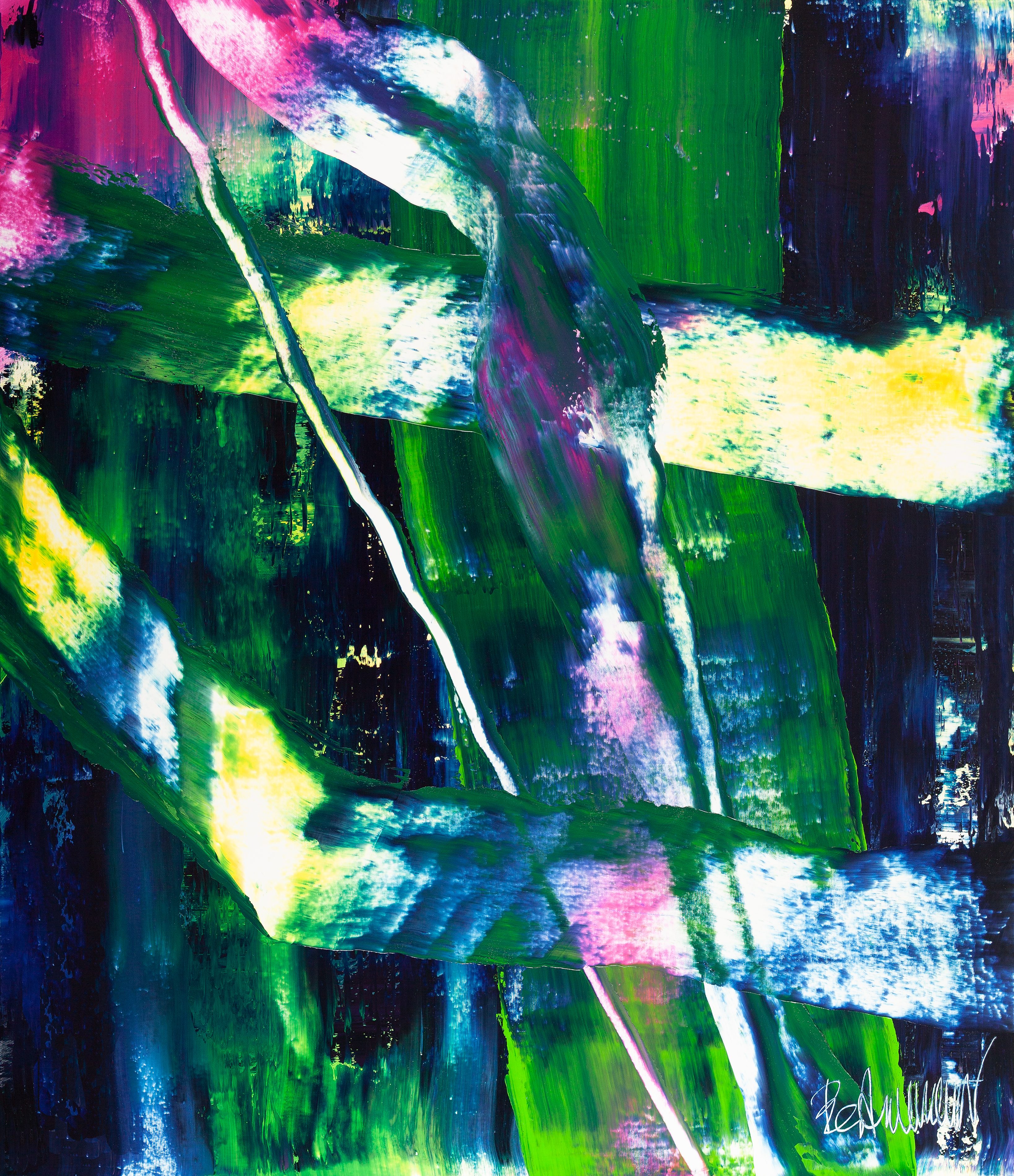 Claus Bertermann, U7G3#CB, abstract painting, 2024, 150 × 130 cm, oil on canvas